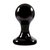 Анальная пробка Luna Balls - Large на присоске, большая, цвет черный - NS Novelties