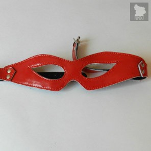 лакированная маска-очки, цвет красный - Подиум