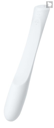 Белый гибкий водонепроницаемый вибратор Sirens Venus - 22 см., цвет белый - Sirens