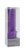 Фиолетовый вибратор с лепестками в основании PURRFECT SILICONE CLASSIC 7INCH PURPLE - 18 см, цвет фиолетовый - Dream toys