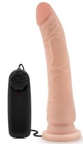Телесный вибратор 8.5 Inch Vibrating Realistic Cock With Suction Cup - 21,6 см., цвет телесный - Blush Novelties