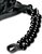 Черные трусики Crotchless Pleasure Pearls XL-XXL с бусинами и анальным стимулятором, цвет черный - Pipedream