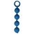 Синяя анальная цепочка Appulse - 15 см, цвет синий - Le Frivole