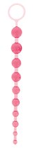 Розовая анальная цепочка - 26,7 см, цвет розовый - Nanma (NMC)