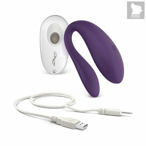 Фиолетовый вибратор для пар We-vibe Unite 2.0, цвет фиолетовый - We-Vibe