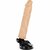 Телесный вибратор на мощной присоске Basecock Realistic Vibrator Remote Control - 21 см., цвет телесный - Dreamlove