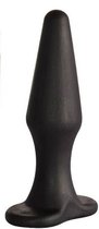 Черная коническая анальная пробка Comfort - 10,6 см., цвет черный - Sitabella