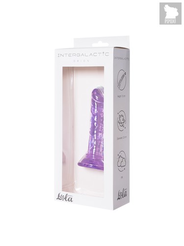 Прозрачный дилдо Intergalactic Orion Purple 7085-02lola, цвет фиолетовый - Lola Toys