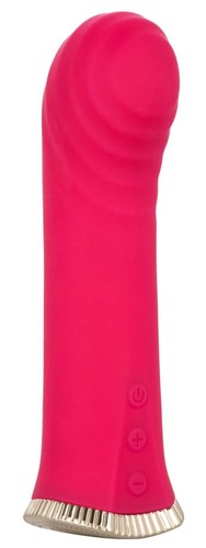 Ярко-розовый мини-вибромассажер для стимуляции точки G Uncorked Merlot - 13,25 см., цвет розовый - California Exotic Novelties