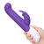 Фиолетовый вибромассажер для G-точки Come hither G-Spot Rabbit - 24,5 см., цвет фиолетовый - Rabbit Essentials