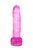 Прозрачный дилдо Intergalactic Satellite Pink 7082-01lola, цвет розовый - Lola Toys