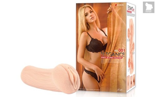 Реалистичный мастурбатор-вагина телесного цвета Elegance, цвет телесный - Kokos