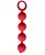Бордовая анальная цепочка Appulse - 15 см, цвет бордовый - Le Frivole