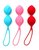 Набор из 3 двойных вагинальных шариков Satisfyer Balls, цвет разноцветный - Satisfyer