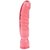 Большой розовый фаллоимитатор Crystal Jellies 12 Big Boy - 29,5 см, цвет розовый/прозрачный - Doc Johnson