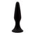 Черная анальная пробка L Silicone Plug - 12,8 см., цвет черный - Chisa