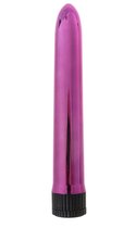 Розовый классический вибратор - 18 см., цвет розовый - Oyo