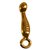 Золотистый фаллоимитатор с крупной головкой для массажа G-точки - 18 см, цвет золотой - Pipedream