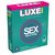 Ребристые презервативы LUXE Sex machine - 3 шт. - LUXLITE