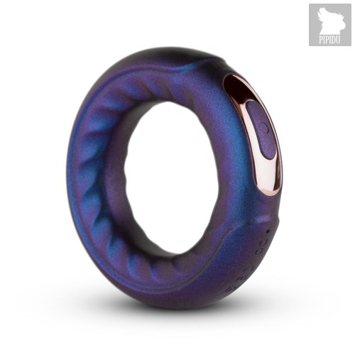 Фиолетовое эрекционное виброкольцо Saturn Vibrating Cock/Ball Ring, цвет фиолетовый - edc collections