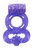 Фиолетовое эрекционное кольцо Rings Treadle с подхватом, цвет пурпурный - Lola Toys