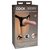 Страпон с телесной насадкой на присоске Beginner s Silicone Body Dock Kit - 14 см., цвет телесный - Pipedream