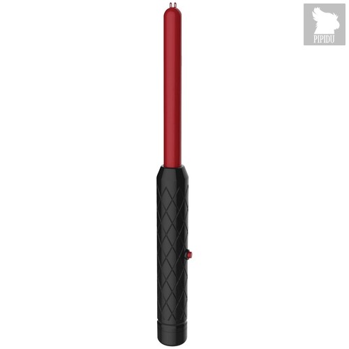 Черно-красный жезл для электростимуляции The Stinger Electro-Play Wand - 38,1 см., цвет красный/черный - Doc Johnson