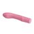 Нежно-розовый вибромассажер Ira с увеличенной загнутой головкой - 15 см., цвет розовый - Baile