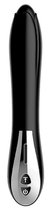 Черный вибромассажер MAGIC BLACK TULIP - 22 см., цвет черный - Dream toys