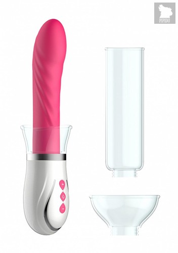Розовый набор Twister 4 in 1 Rechargeable Couples Pump Kit, цвет розовый - Shots Media