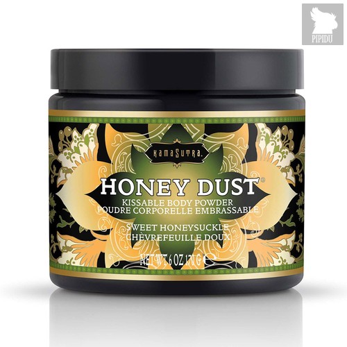 Пудра для тела Honey Dust Body Powder с ароматом жимолости - 170 гр. - Kama Sutra