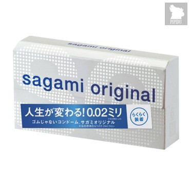 Презервативы Sagami Quick Original 0.02 быстронадеваемые, 6 шт. - Sagami