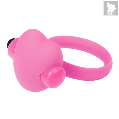 Эрекционное виброкольцо Heart — Pink, цвет розовый - Toyz4lovers