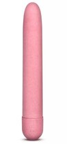 Розовый биоразлагаемый вибратор Eco - 17,8 см, цвет розовый - Blush Novelties