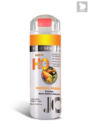 Лубрикант на водной основе с ароматом тропических фруктов JO Flavored Tropical Passion - 120 мл - System JO