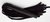 Чёрная плеть из нежной кожи - 45 см, цвет черный - БДСМ арсенал