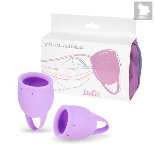 Набор менструальных чаш Natural Wellness Orchid Lavander 4000-04lola, цвет лавандовый - Lola Toys