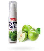 Гель-смазка Tutti-frutti с яблочным вкусом, 30 г - Bioritm