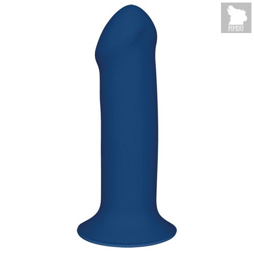 Синий фаллоимитатор двойной плотности Hitsens 1 - 17,7 см., цвет синий - Adrien Lastic