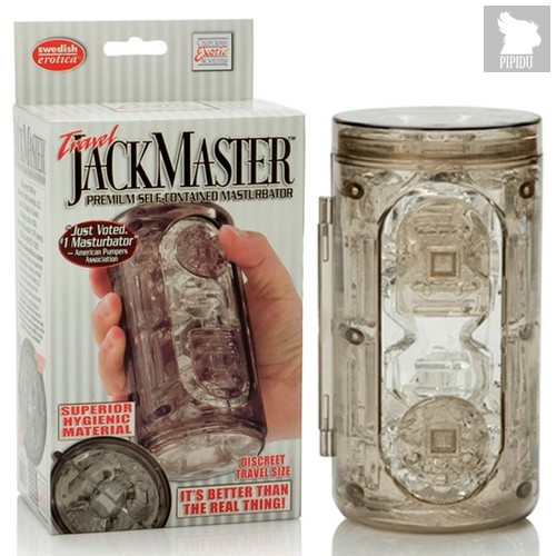 Мастурбатор Travel JackMasters, цвет серый - California Exotic Novelties