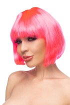 Ярко-розовый парик "Ахира", цвет розовый - МиФ