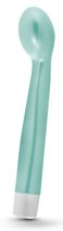 Зеленый вибратор G Slim Rechargeable - 18 см., цвет зеленый - Blush Novelties
