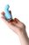 Голубая вибронасадка на палец JOS DANKO для точки G - 9,5 см, цвет голубой - Jos