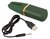 Зеленый вибратор Luxurious Split Tip Vibrator - 13,1 см., цвет зеленый - ORION