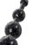 Анальная цепочка черного цвета A-toys - 19,8 см., цвет черный - Toyfa