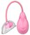 Розовый вакуумный вибромассажер VIBRATING VAGINA PUMP, цвет розовый - Dream toys