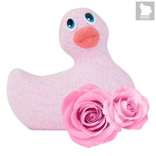 Бомба для ванны I Rub My Duckie Rose с ароматом розы, цвет розовый - Big Teaze Toys