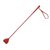 Красный кожаный стек с наконечником-сердечком - 70 см, цвет красный - Sitabella (СК-Визит)