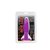 Фиолетовая анальная пробка с присоской - 13,5 см, цвет фиолетовый - Baile