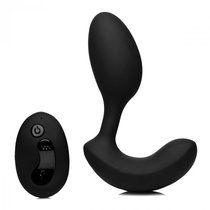 Черный стимулятор простаты 10X P-Flexer Prostate Stimulating Anal Butt Plug - 13,7 см., цвет черный - XR Brands